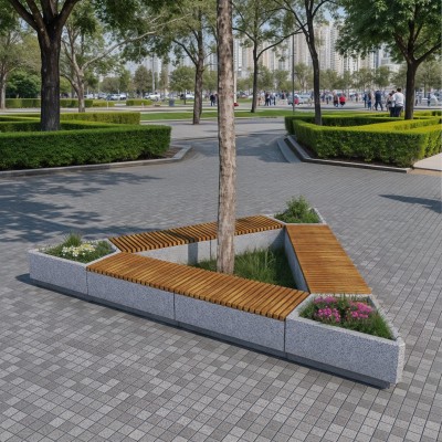 Квітник Гранде-Барселона кутовий шліфований (1)