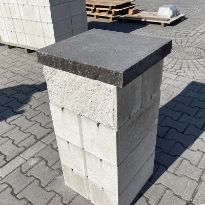 Кришка Плита декоративна 450x400 (дві колоті сторони)