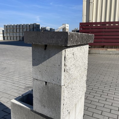 Кришка Плита декоративна 450x250 (дві колоті сторони)