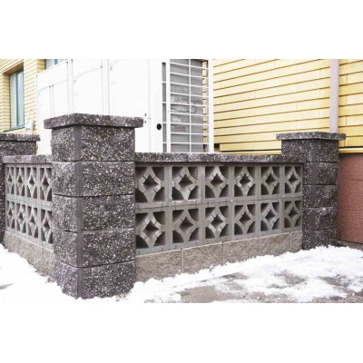 Блок декоративний двосторонній скол (400х200х200)