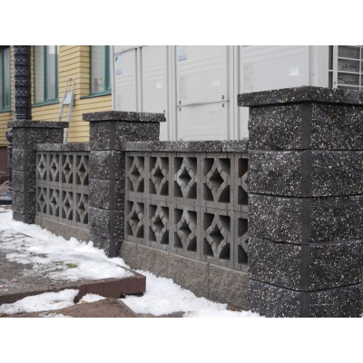 Блок декоративний двосторонній скол (400х200х200)