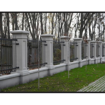 Колона паркану, колона паркану кутова